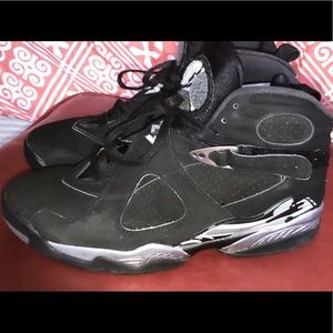 Clean and stylish black Jordan shoes